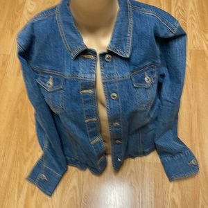 Cold Water  Creek. Size PL Super Cute Jean Jacket